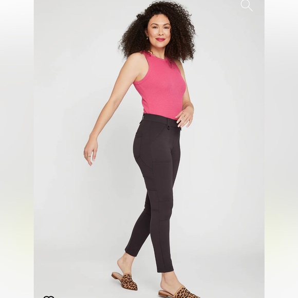 Betabrand Utility Slate Dark Grey Black Pants size M - Picture 2 of 11